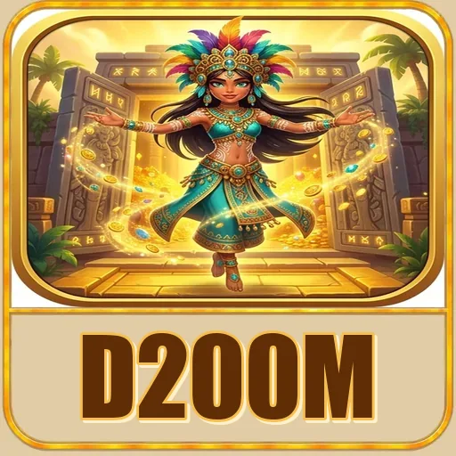 Beranda aplikasi d200m setelah terbuka